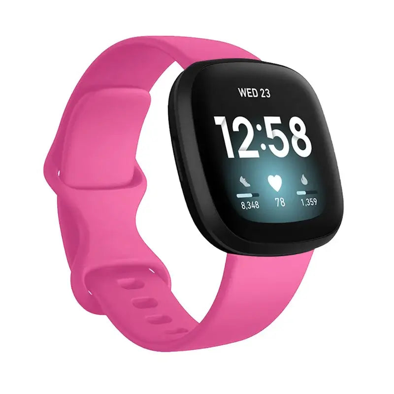 Fitbit Versa & Sense Silicone Band - Durable Stylish Straps
