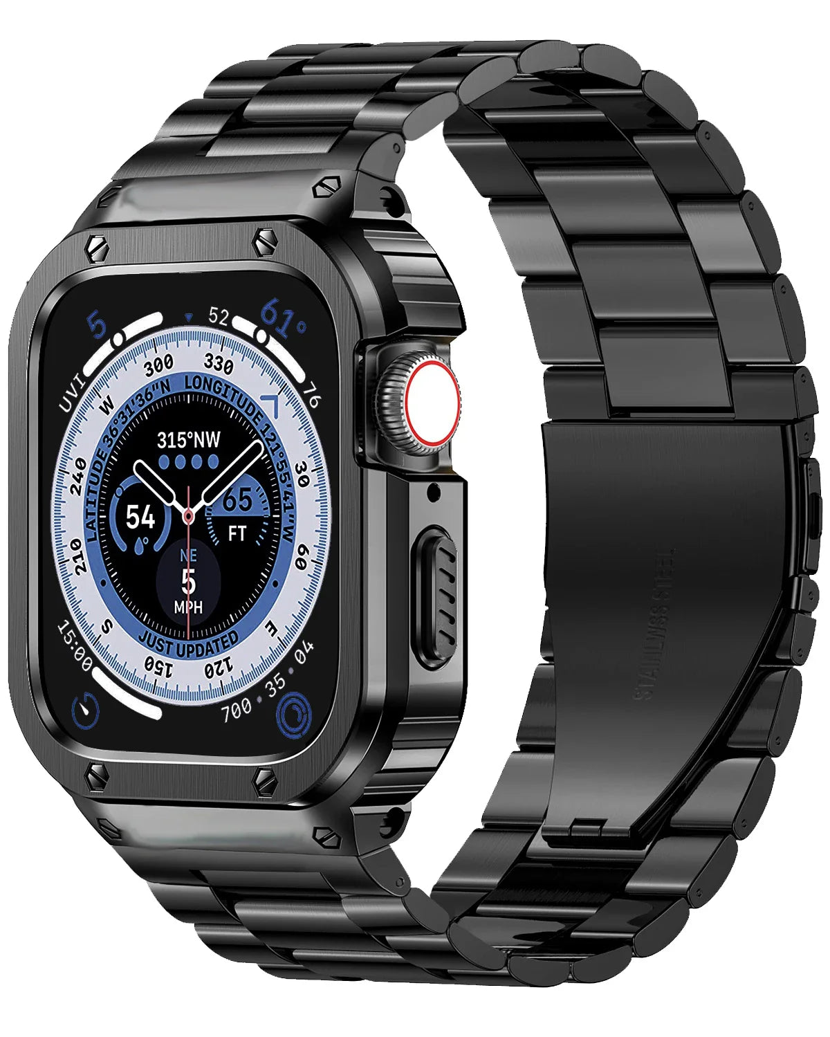 Apple Watch Stainless Steel Strap - Premium Shock Resistant
