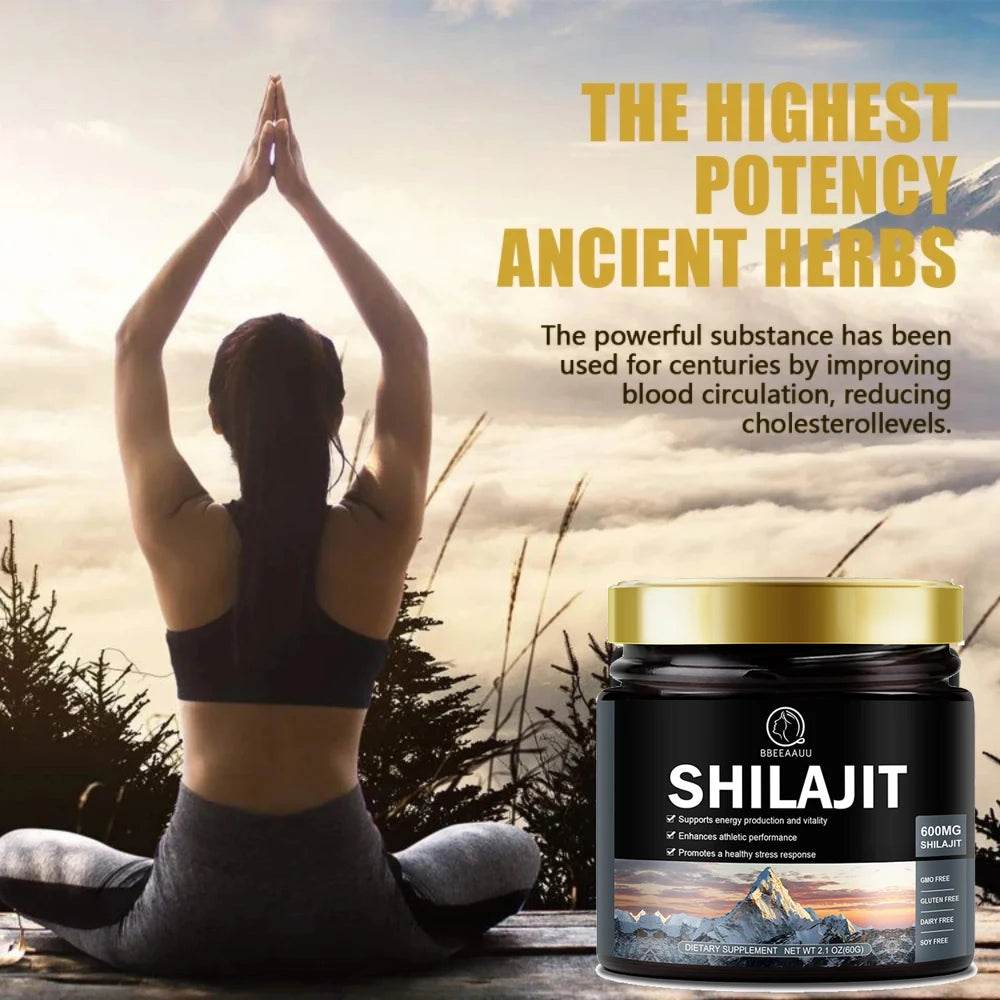 BBEEAAUU Himalaya Shilajit Original High in Trace Minerals & Fulvic Acid for Energy,Muscle Strength&Immunity,Endurance for Adult