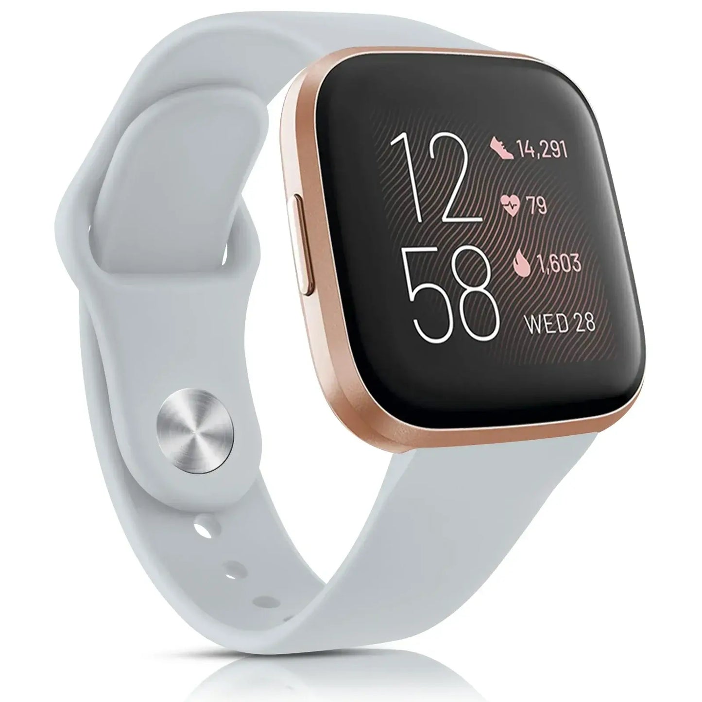 Fitbit Versa & Sense Silicone Strap - Soft Waterproof Design