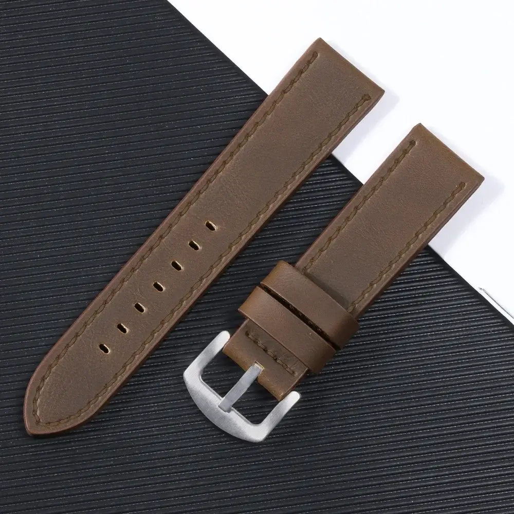 Samsung Galaxy Watch Leather Strap - Premium Classic Design