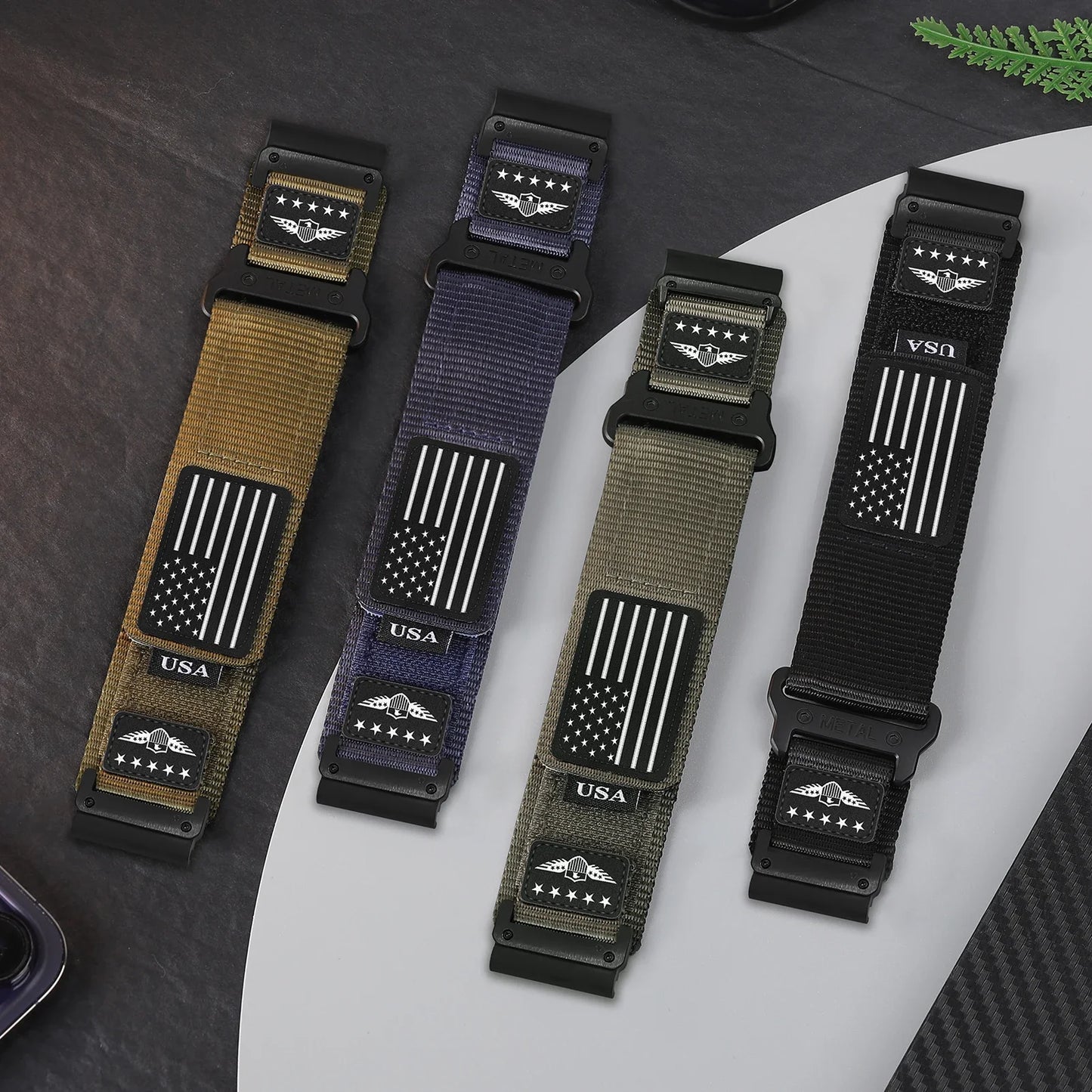 Garmin Trail Loop Nylon Strap - Tactical and Breathable Band
