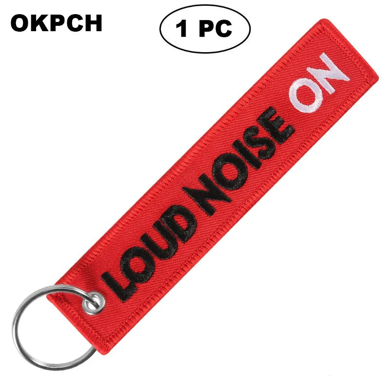 Loud Noise On - Motorcycle Keychain