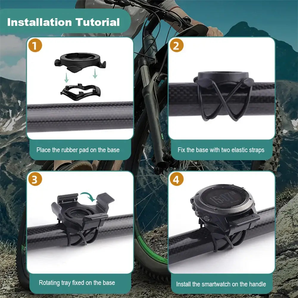 Garmin Smartwatch Bike Mount - Durable and Stylish Accessory
