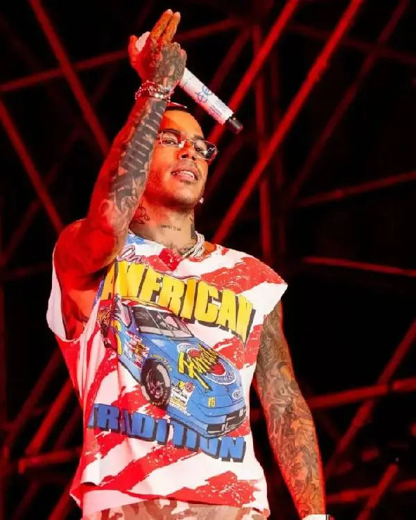 Sfera Ebbasta AMERICAN Graphics T-shirt