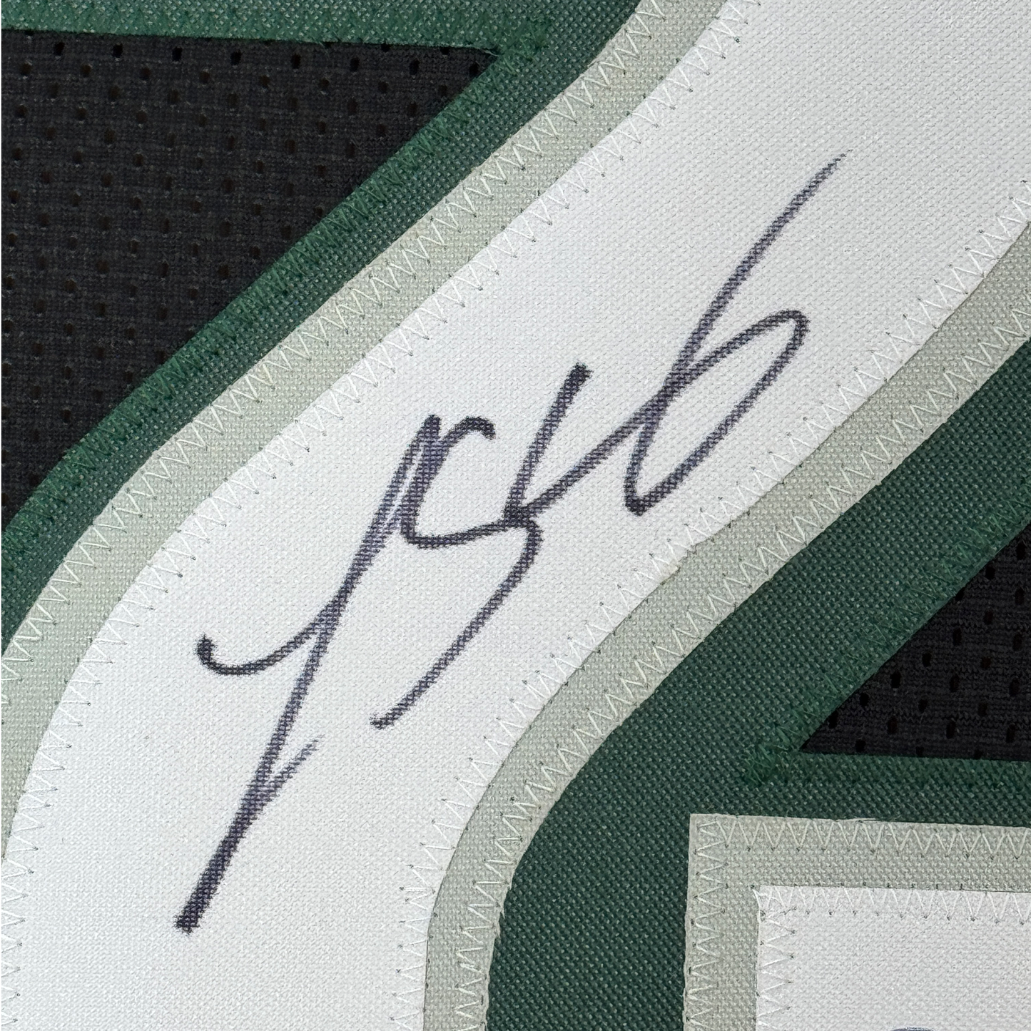 Framed Autographed/Signed LeSean McCoy 35x39 Philadelphia Black Football Jersey Beckett BAS COA
