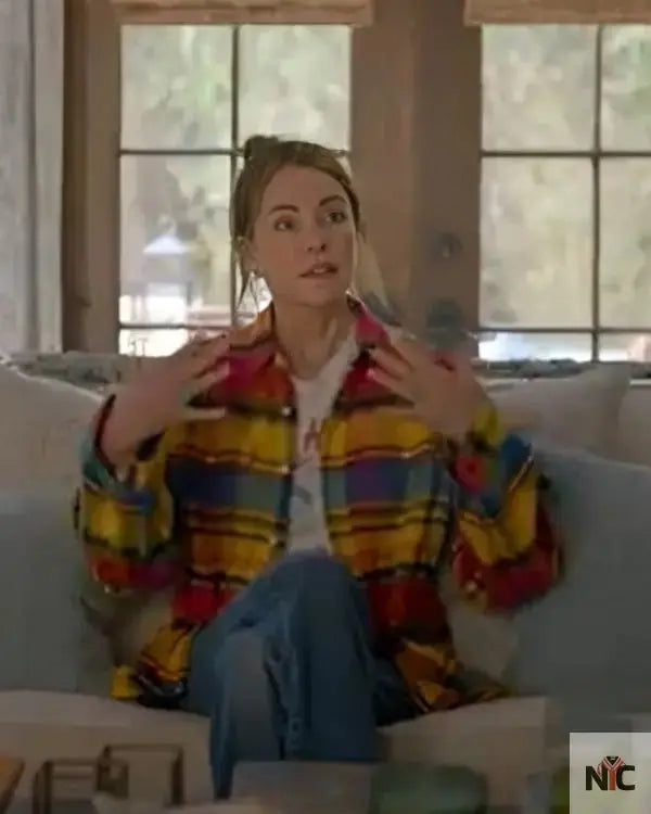 Shrinking Christa Miller Plaid Color Shirt