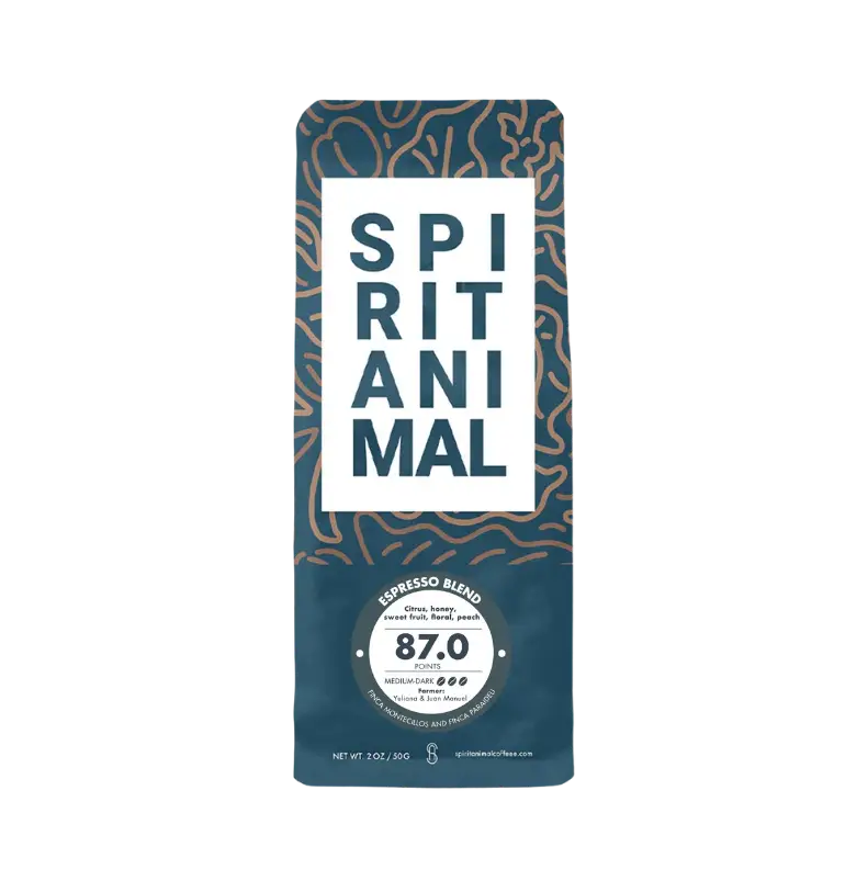 Honduran Espresso Blend Coffee 1.8oz (50g) Sample bag