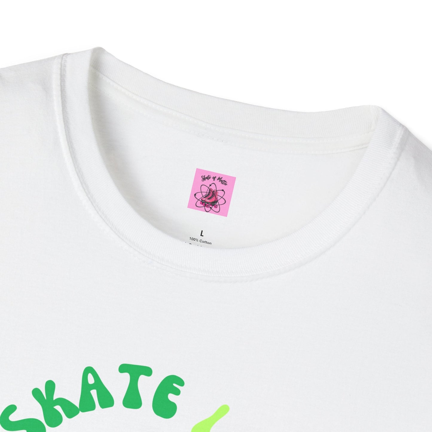 Skate Like Nobody's Watching Blue/Green Unisex T-Shirt