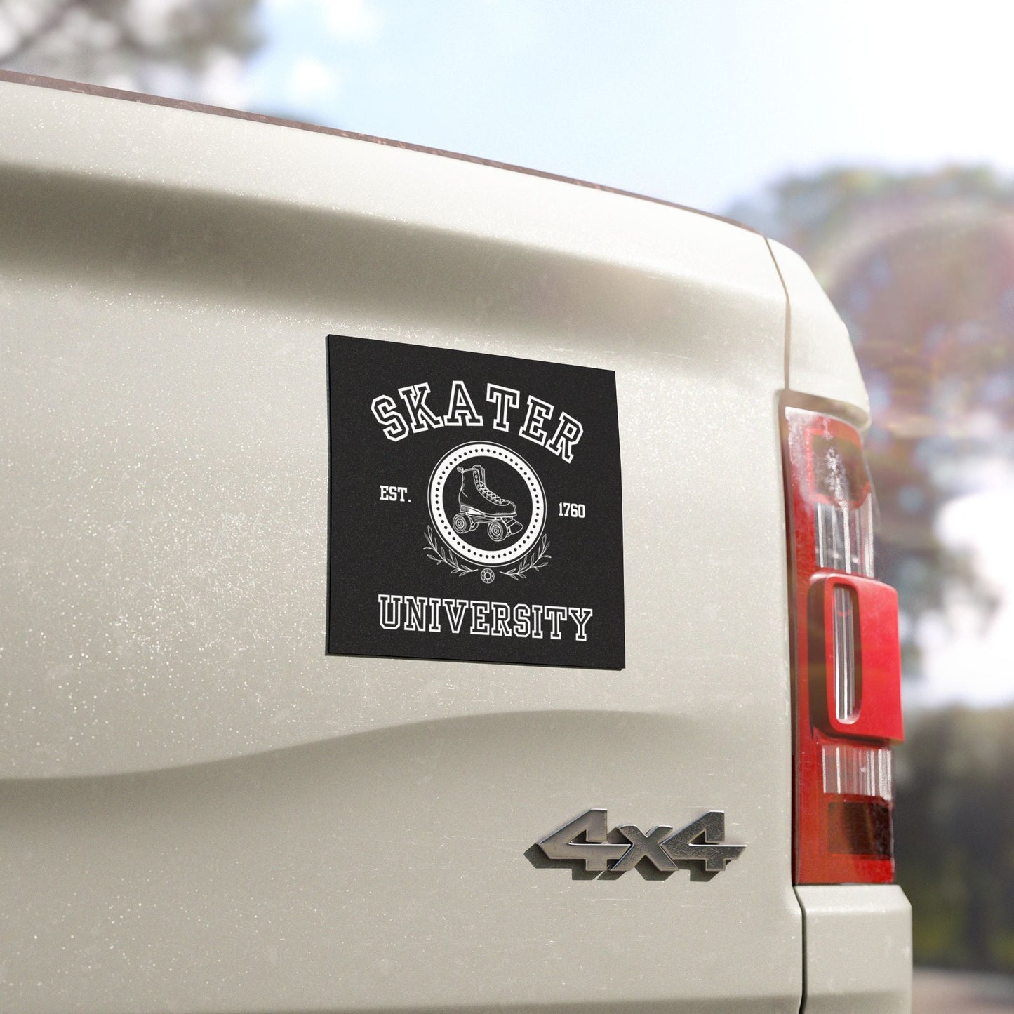 Skater University Car Magnet