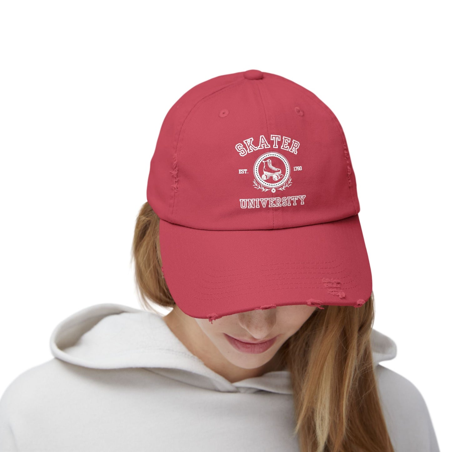 Skater University Distressed Cap