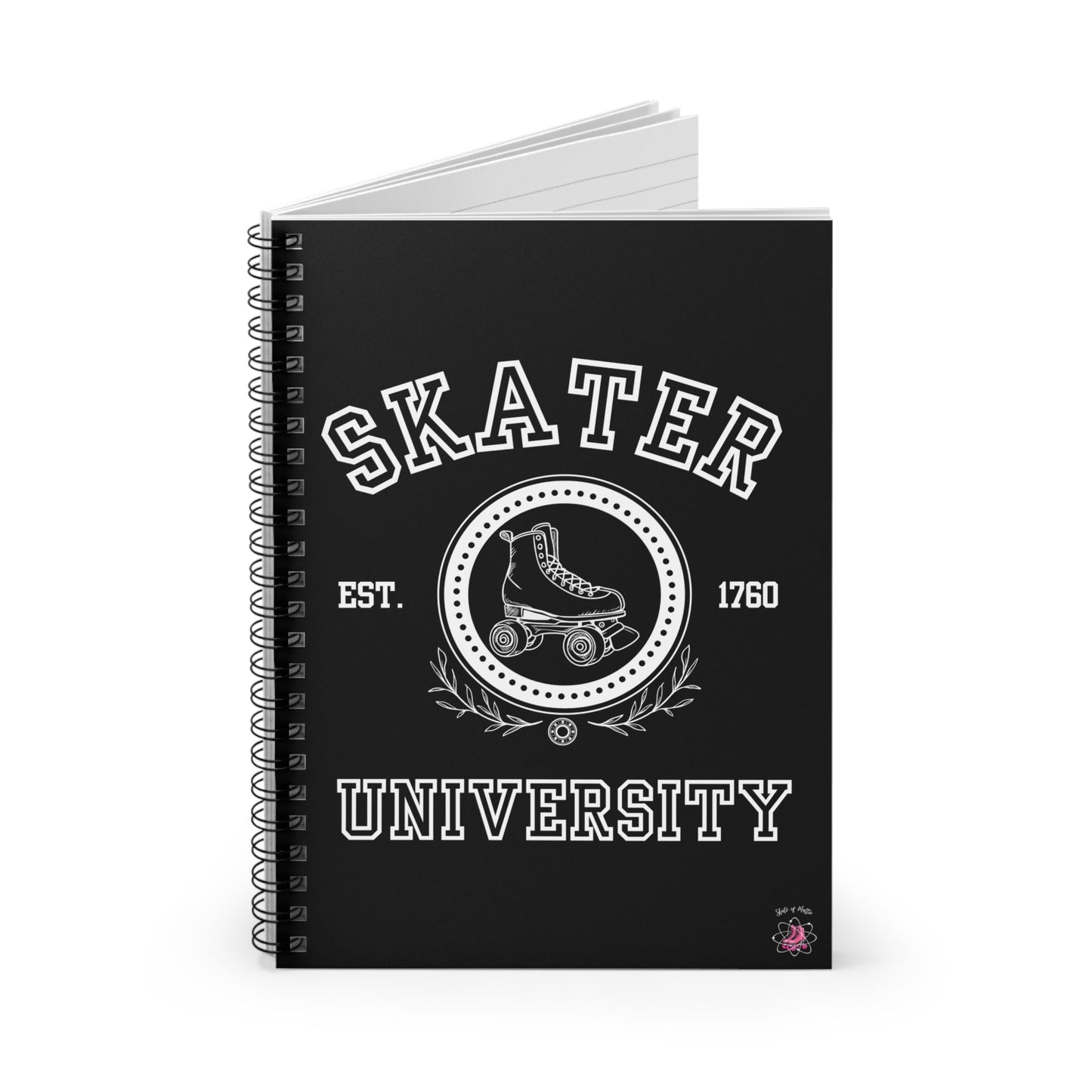 Skater University Spiral Notebook - Ruled Line