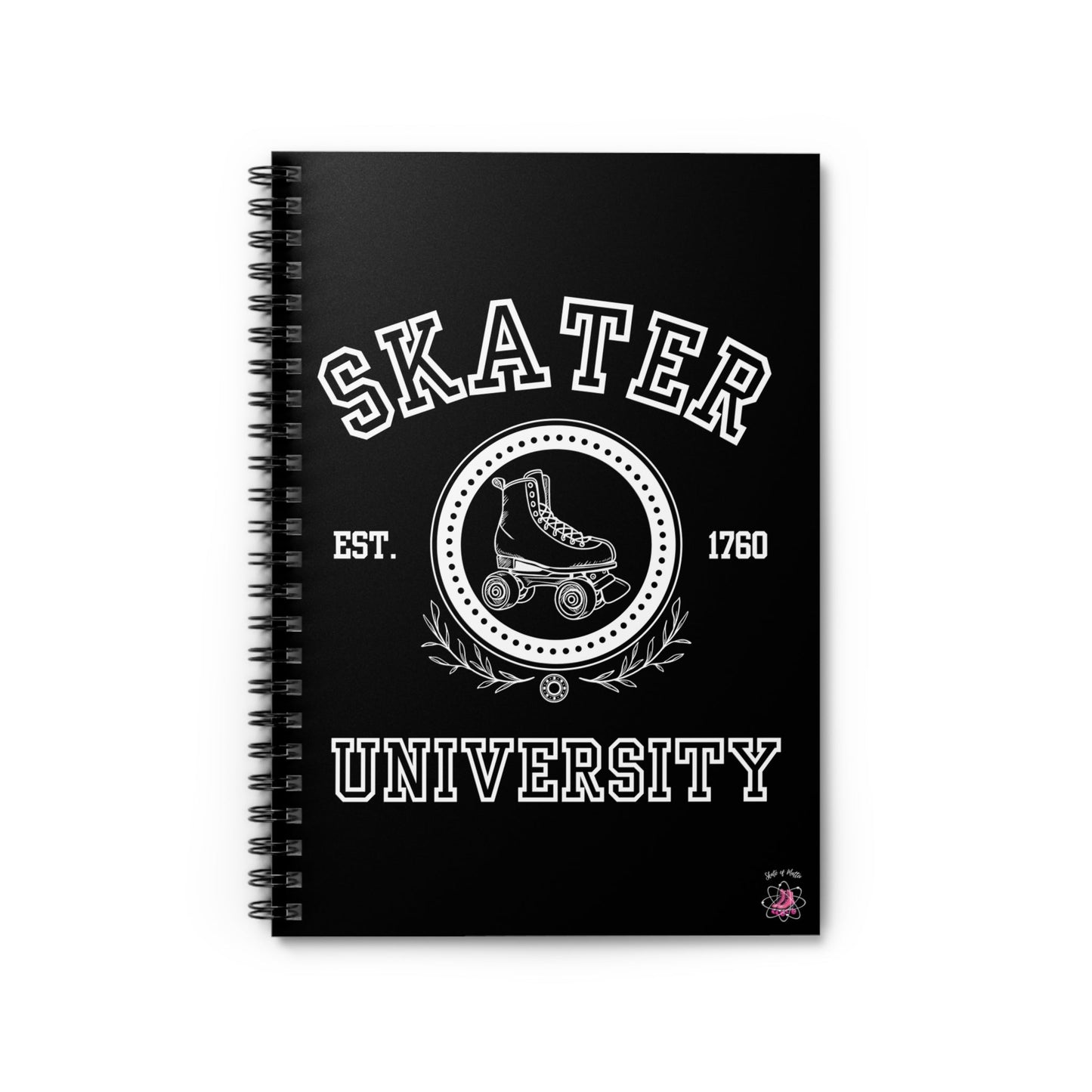 Skater University Spiral Notebook - Ruled Line