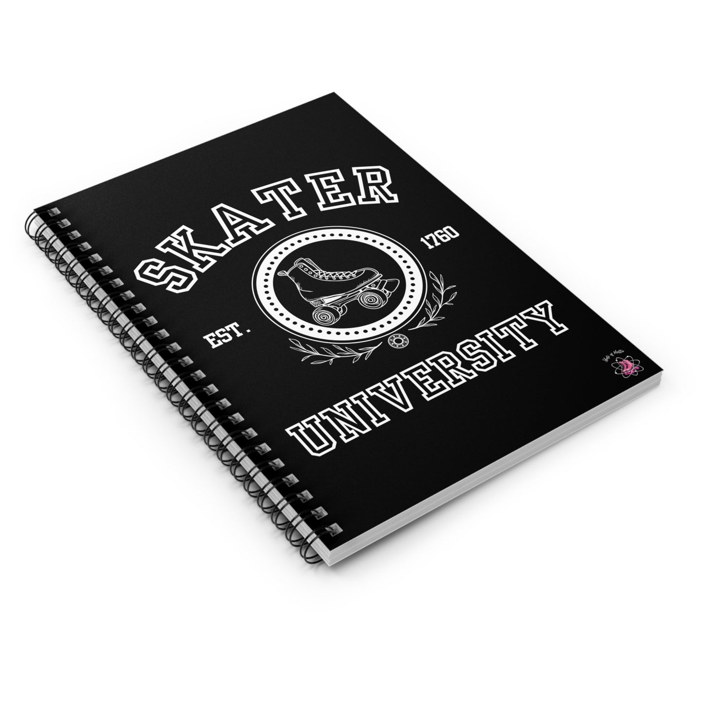 Skater University Spiral Notebook - Ruled Line