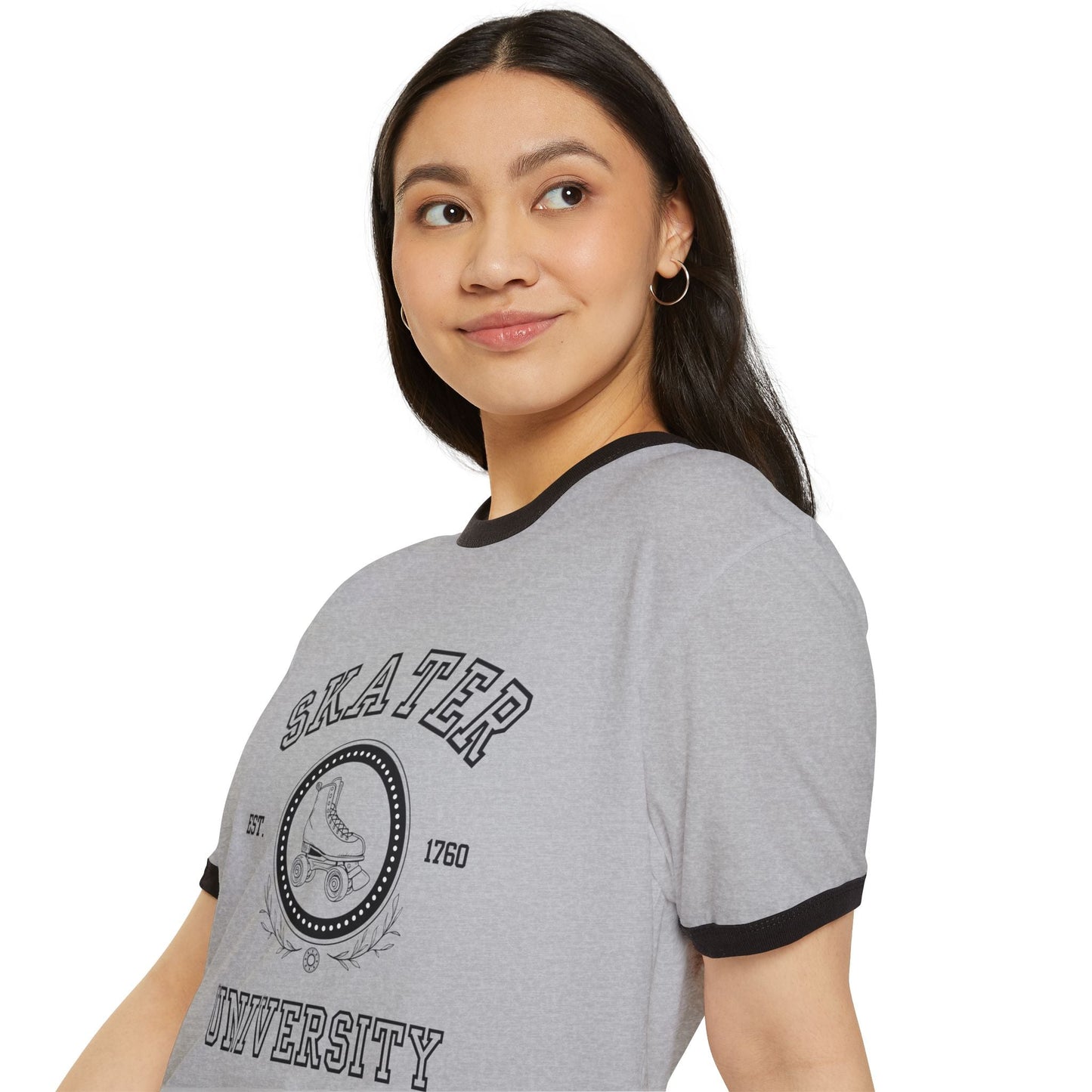 Skater University Unisex Cotton Ringer T-Shirt