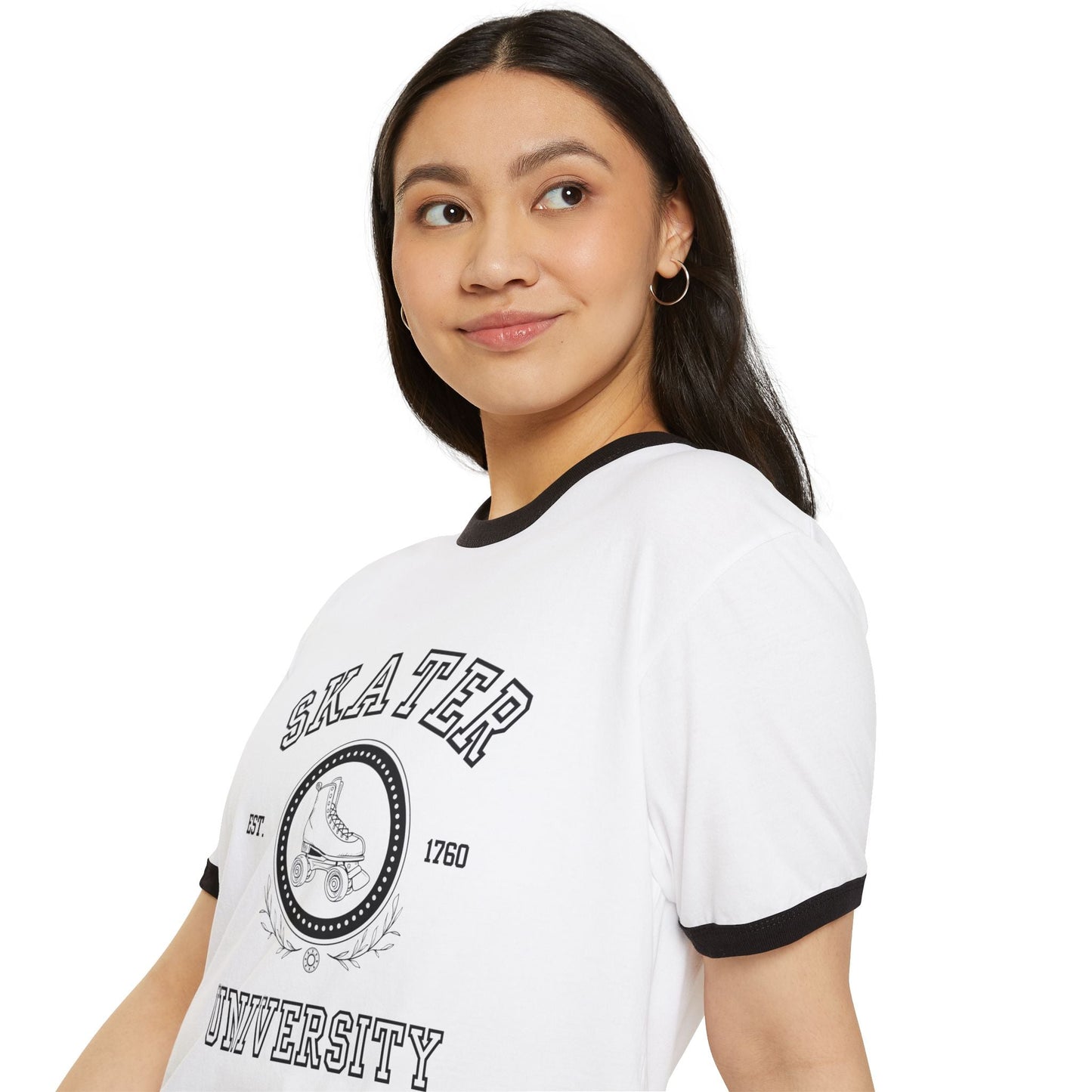 Skater University Unisex Cotton Ringer T-Shirt