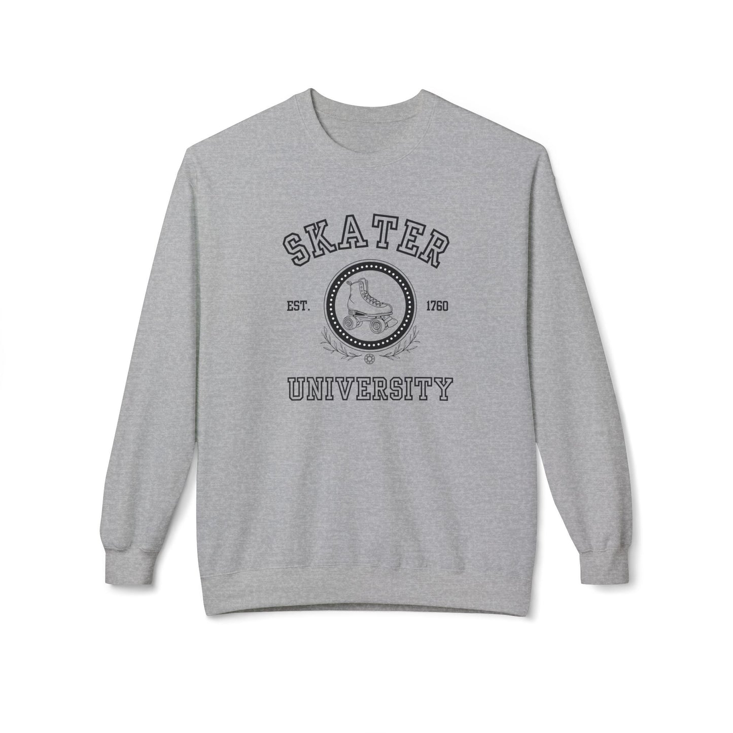 Skater University Unisex Fleece Crewneck Sweatshirt