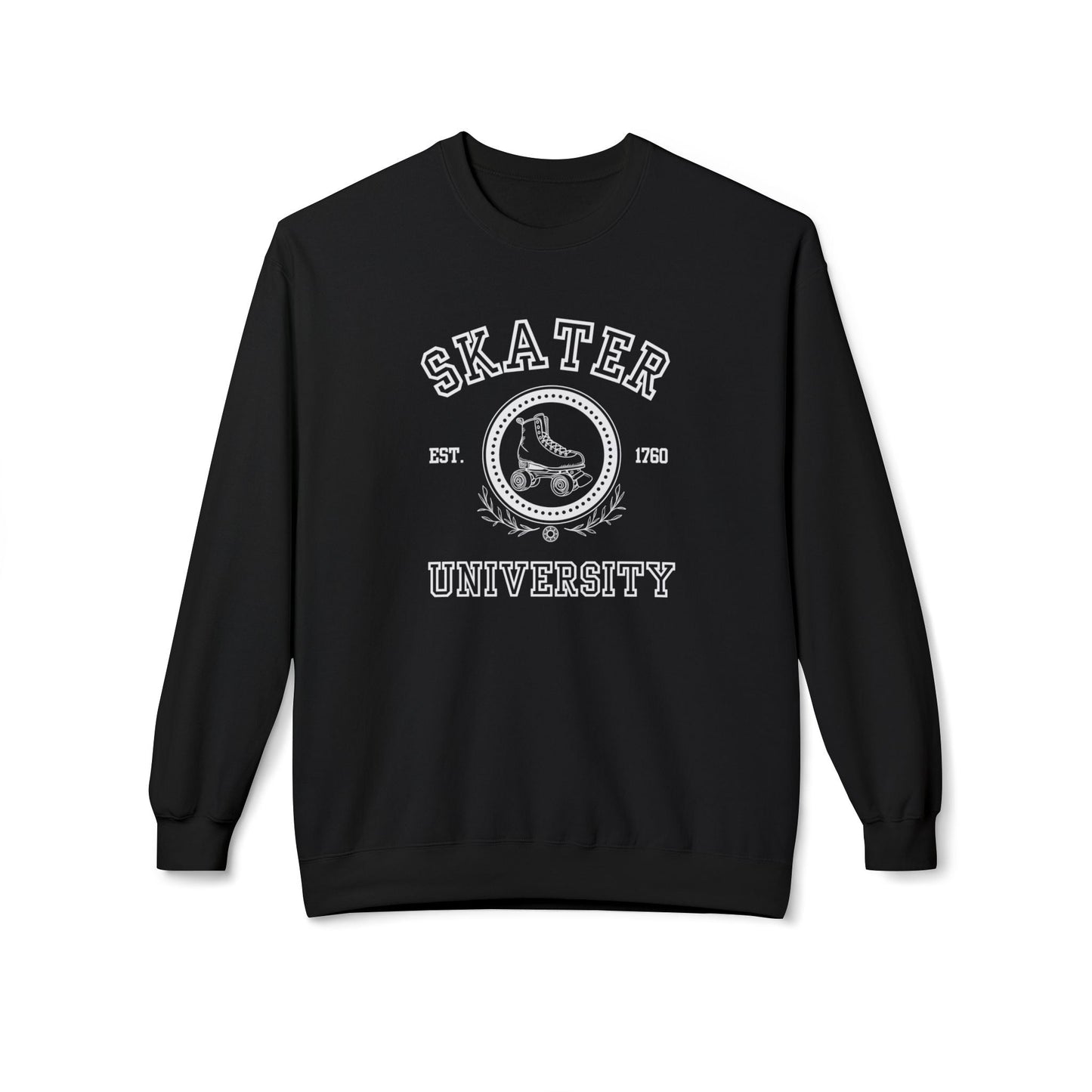 Skater University Unisex Fleece Crewneck Sweatshirt