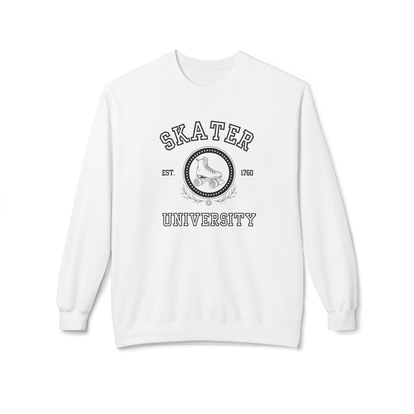 Skater University Unisex Fleece Crewneck Sweatshirt
