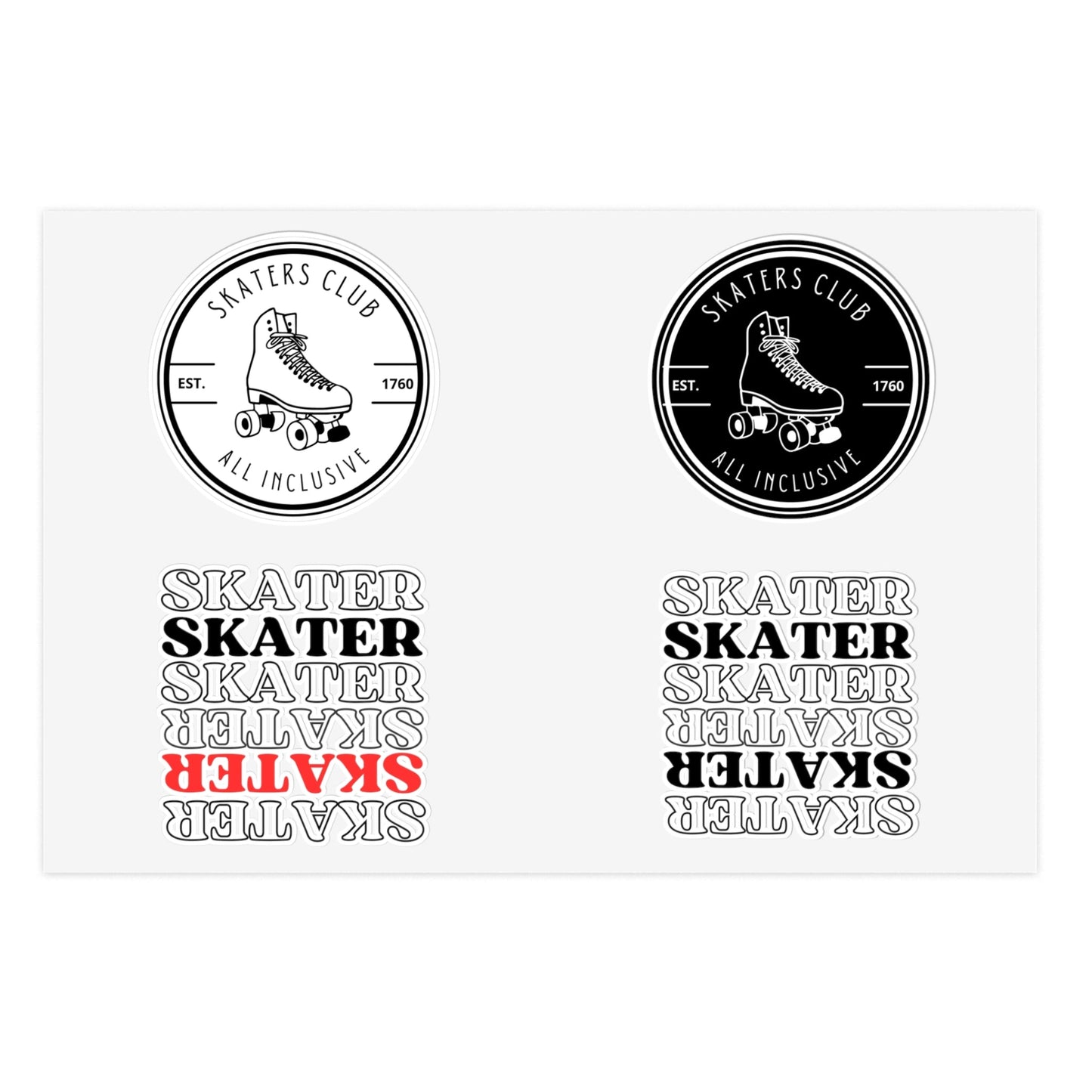 Skater Variety Sticker Sheet