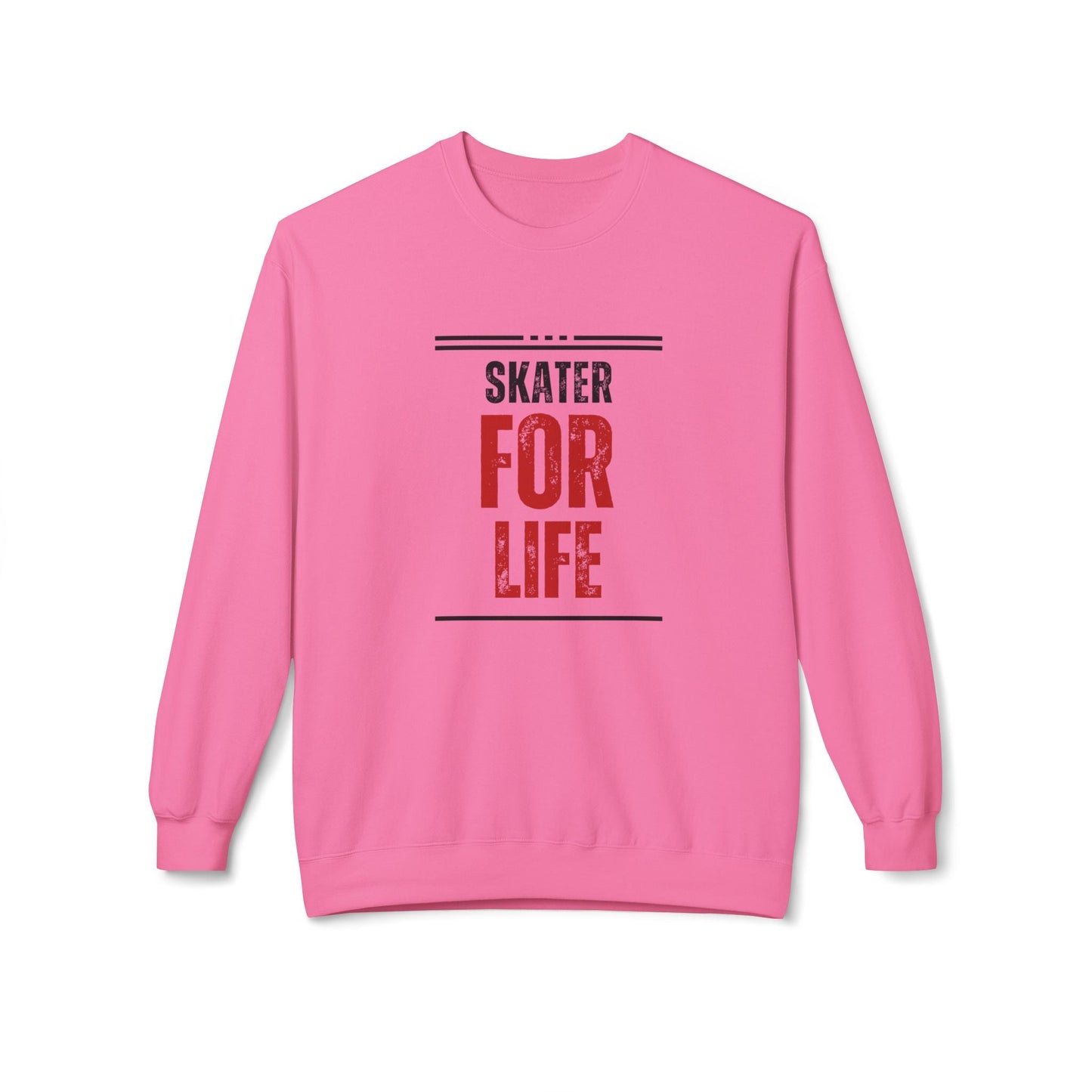 Skater for Life Unisex Fleece Crewneck Sweatshirt