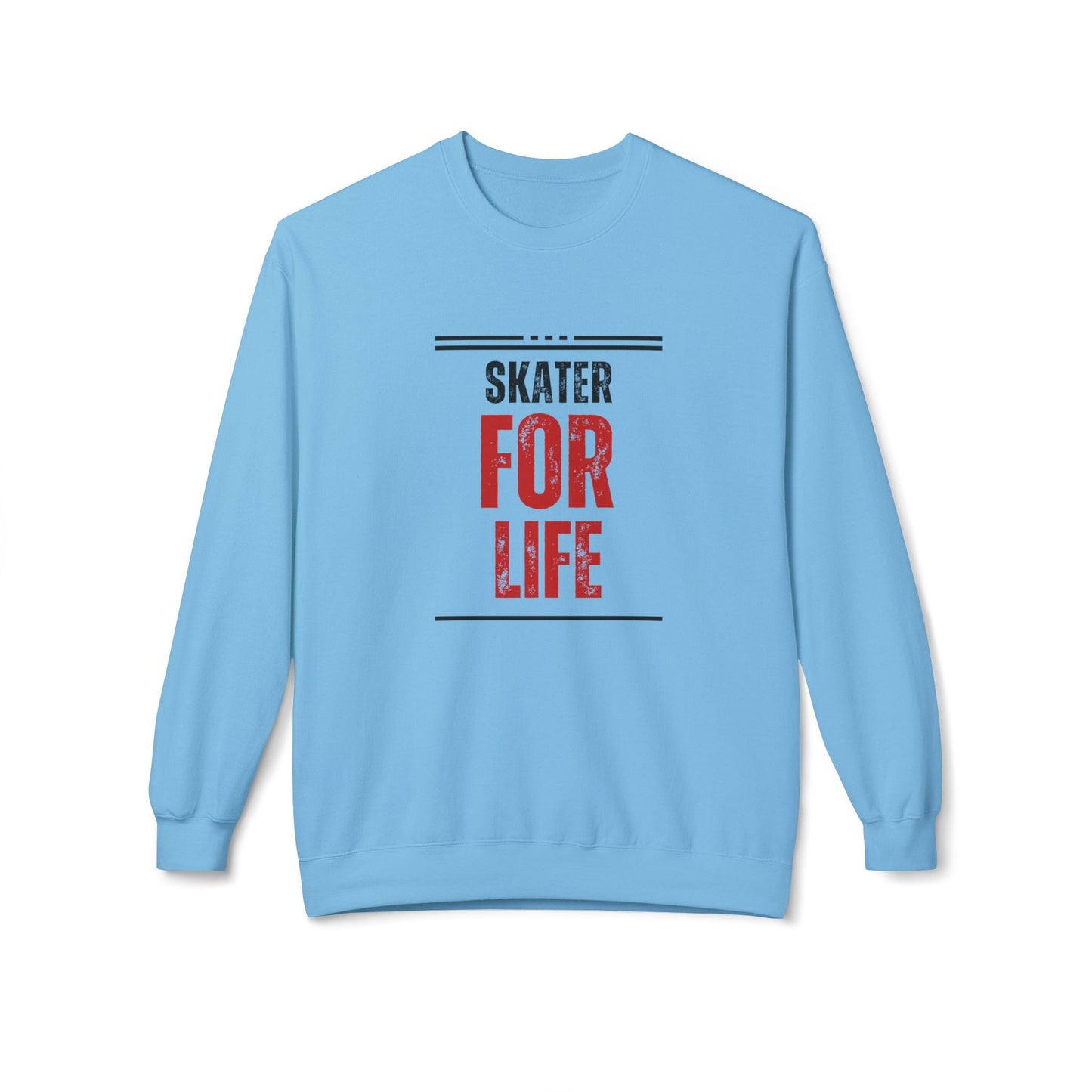 Skater for Life Unisex Fleece Crewneck Sweatshirt