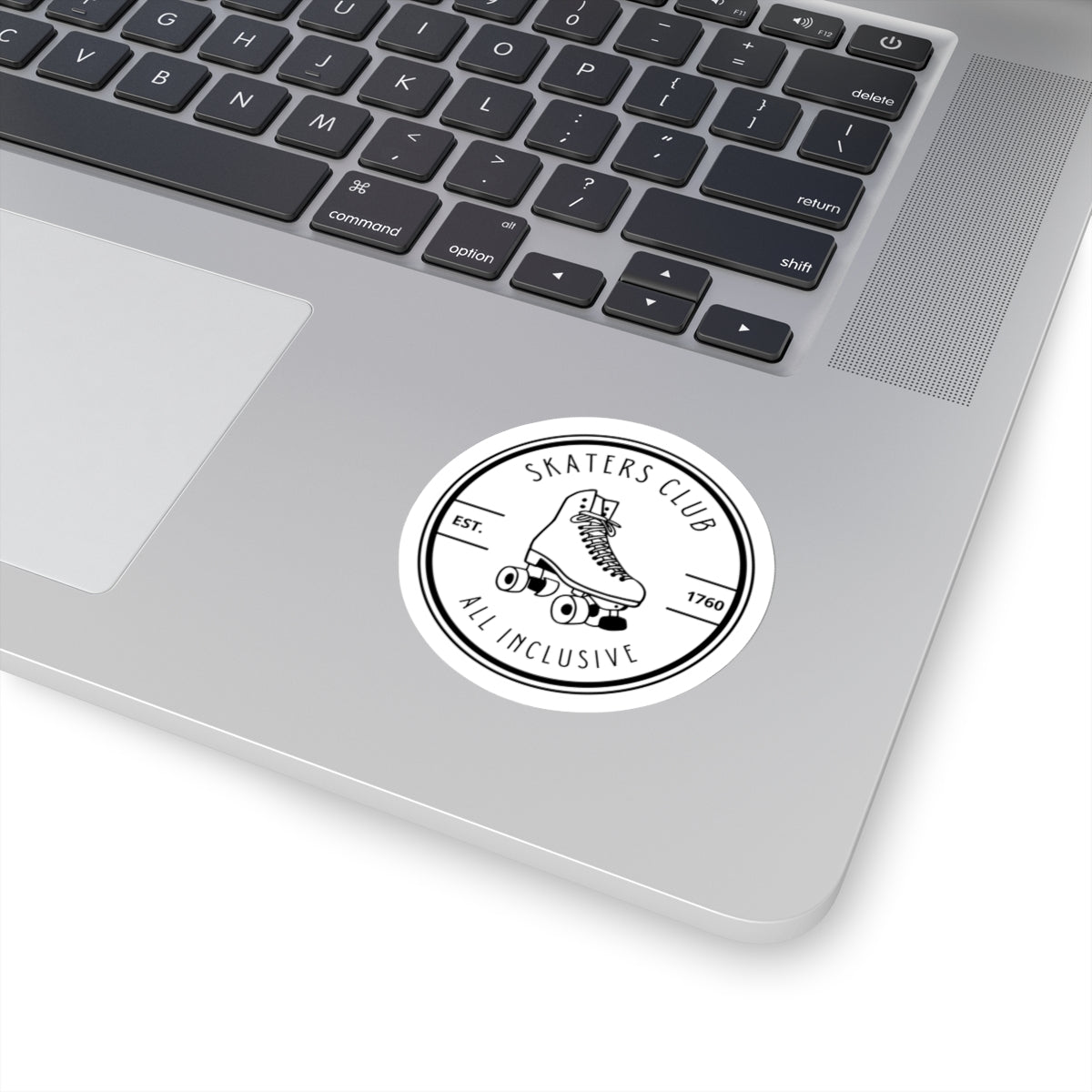 Skaters Club Round Sticker