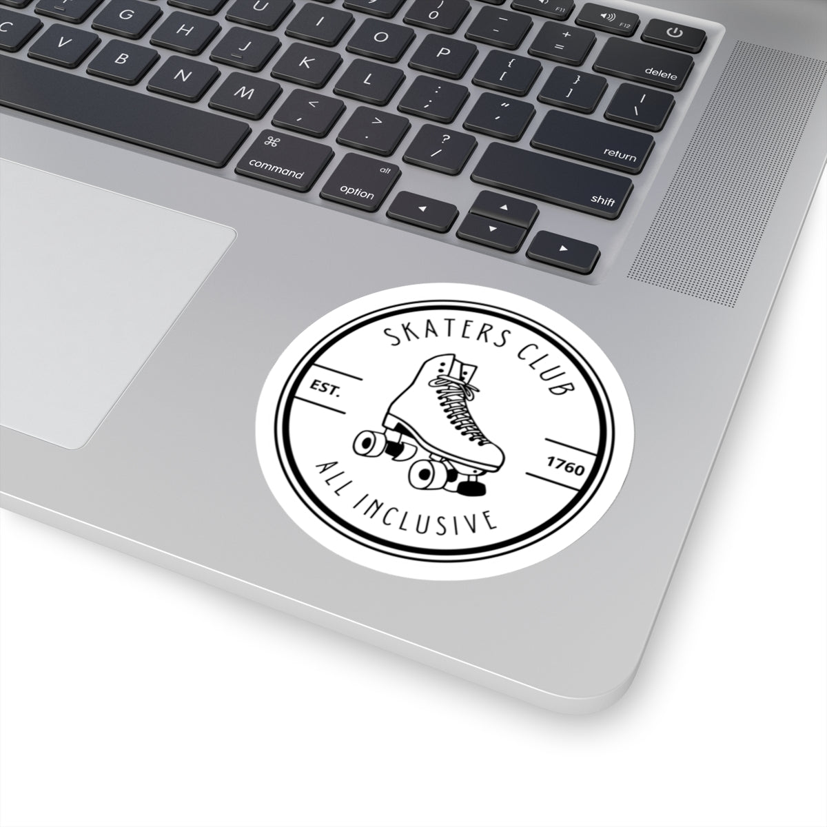 Skaters Club Round Sticker