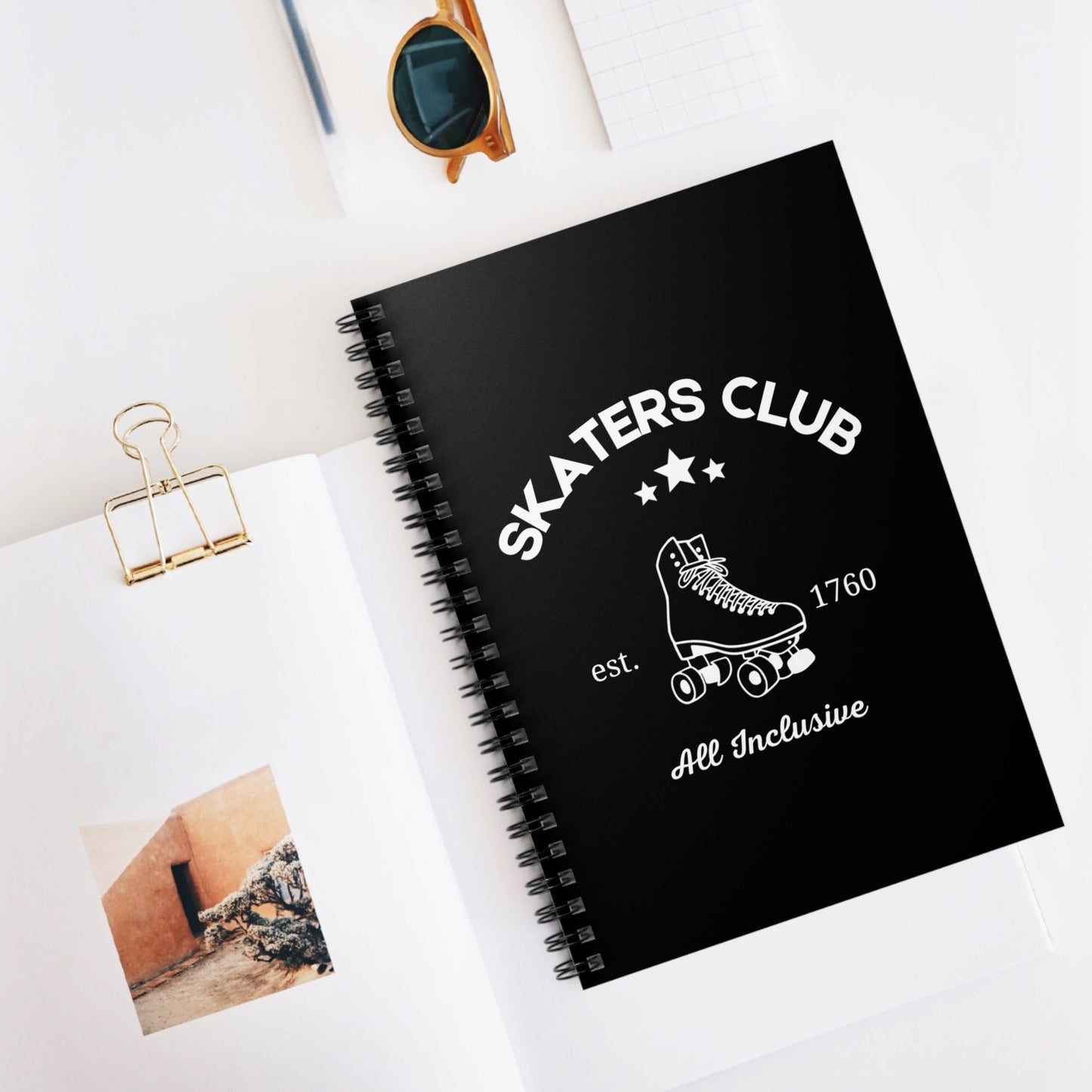 Skaters Club Spiral Notebook - Ruled Line