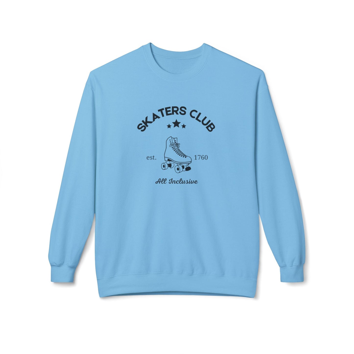 Skaters Club Unisex Fleece Crewneck Sweatshirt
