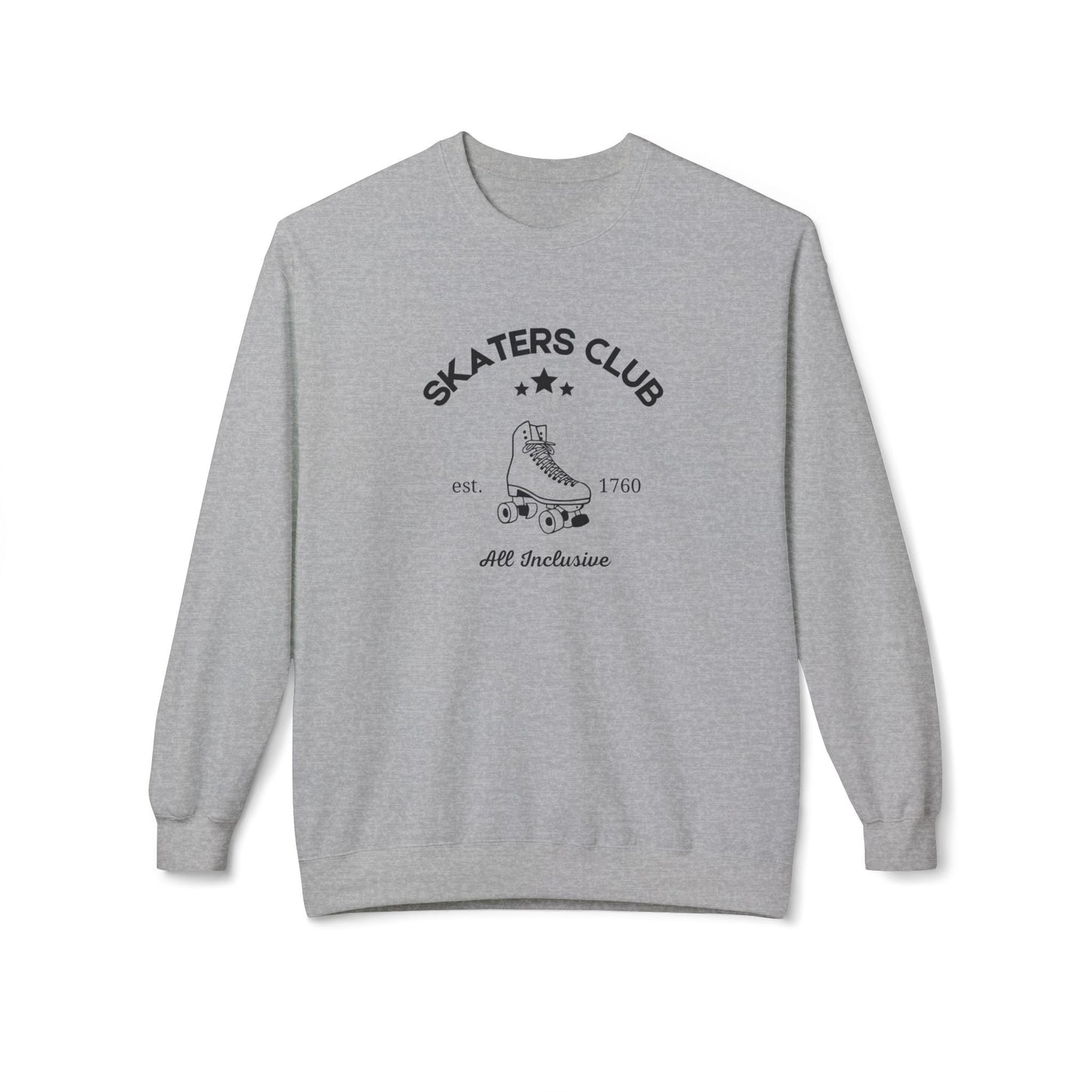 Skaters Club Unisex Fleece Crewneck Sweatshirt