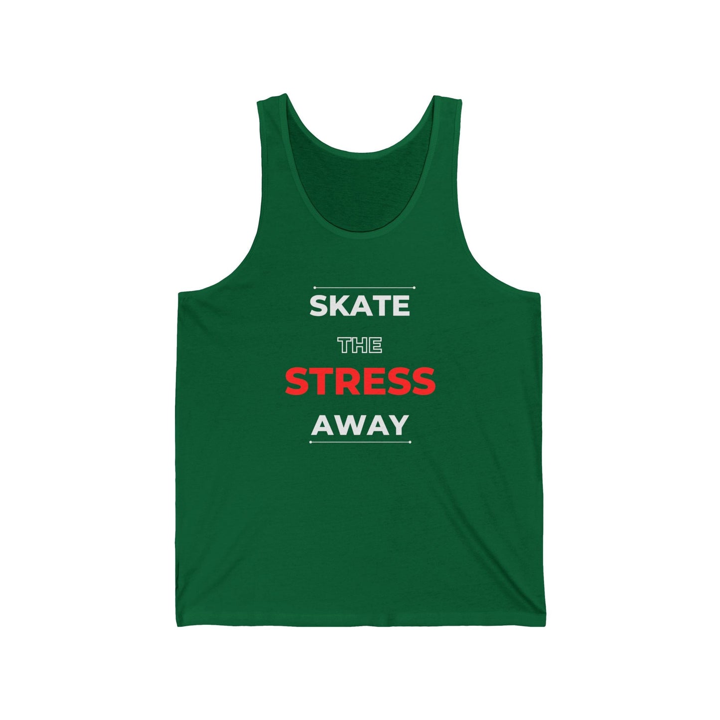Skate the Stress Away Unisex Tank
