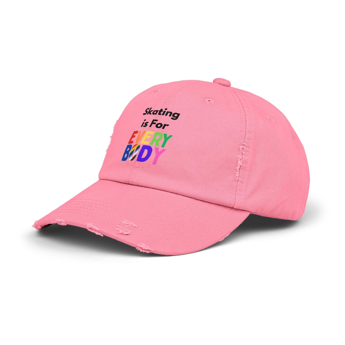 Skating is For Everybody Distressed Cap