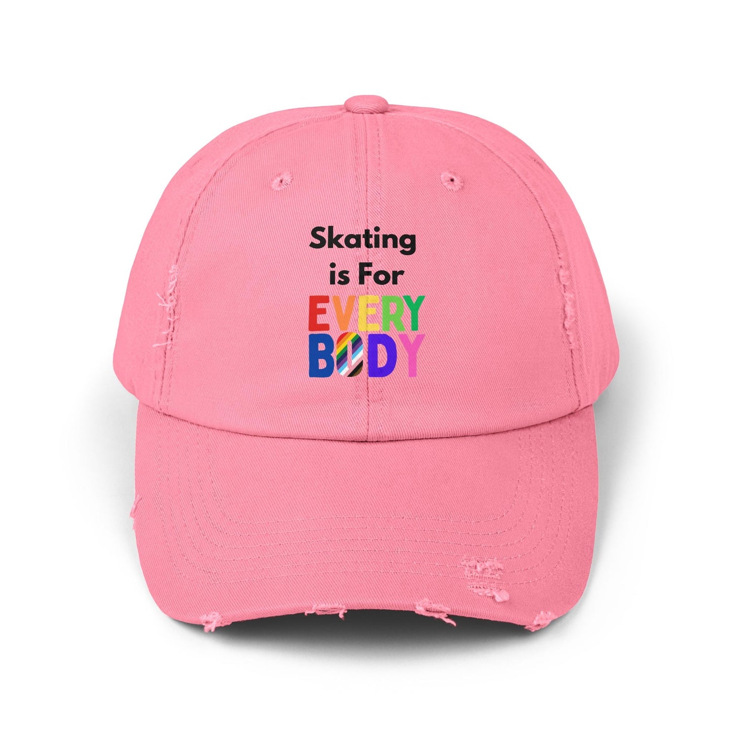 Skating is For Everybody Distressed Cap