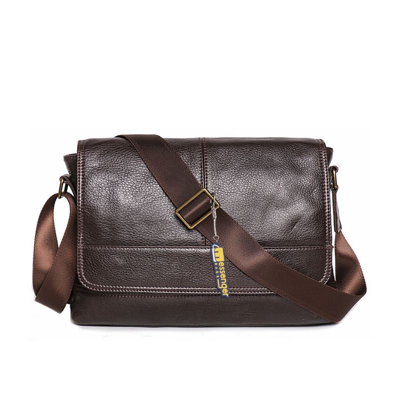 Medium Cow Leather Messenger Bag