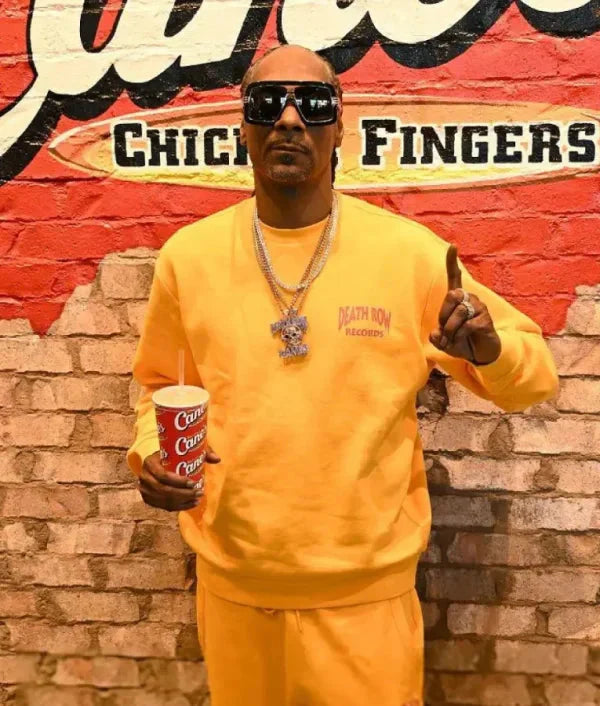 Snoop Dogg Raising Cane’s Shift Orange Sweatshirt