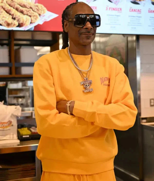 Snoop Dogg Raising Cane’s Shift Orange Sweatshirt