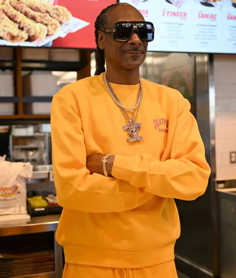 Snoop Dogg Raising Cane’s Shift Orange Sweatshirt