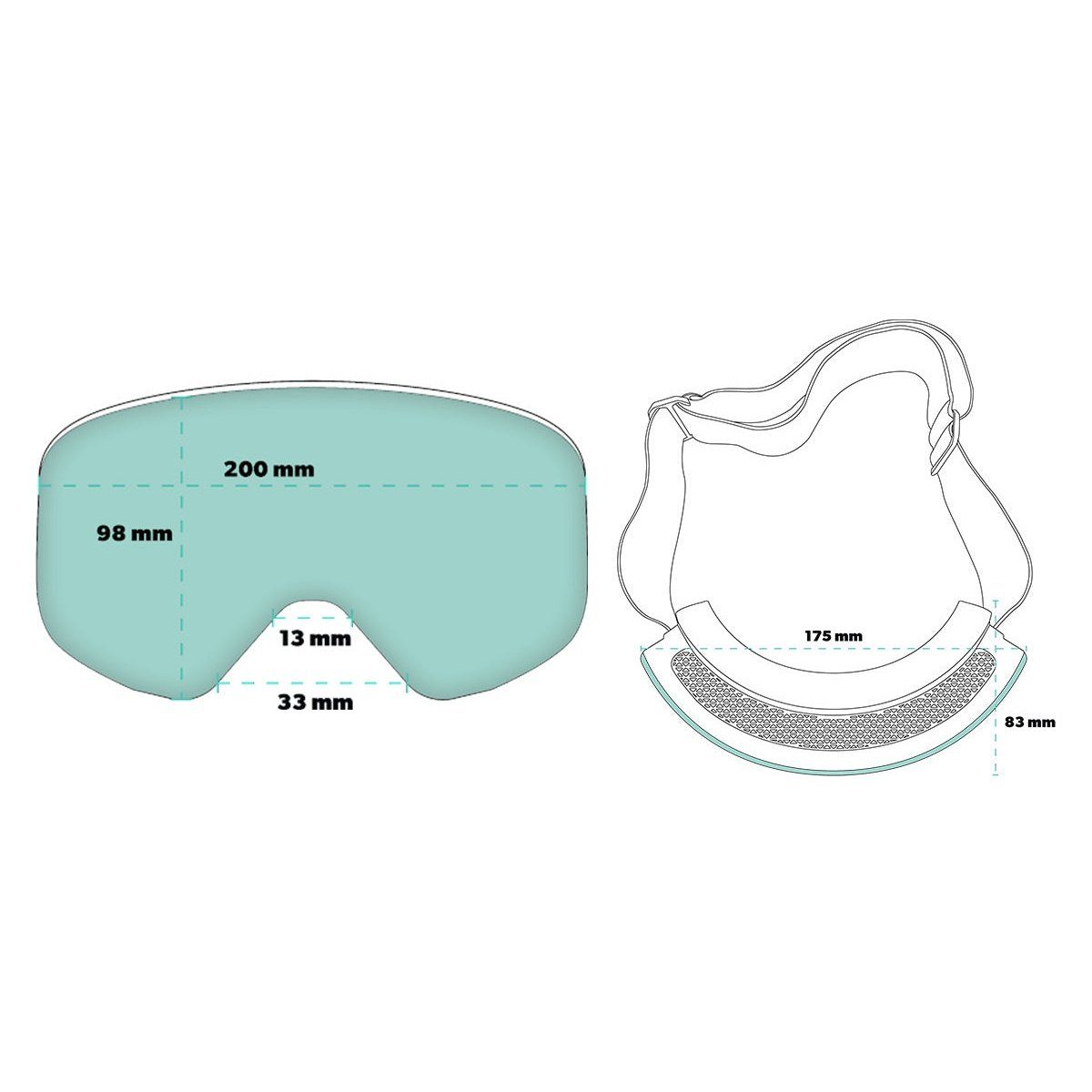 "Bunny Slope Dropout” SNOW G's Polarized Goggles