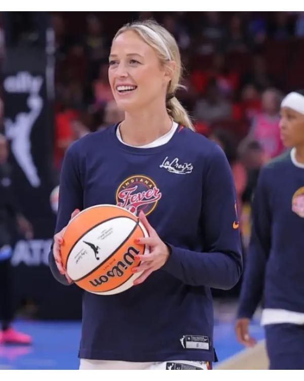 Sophie Cunningham Indiana Fever Navy Core Long Sleeve T-Shirt