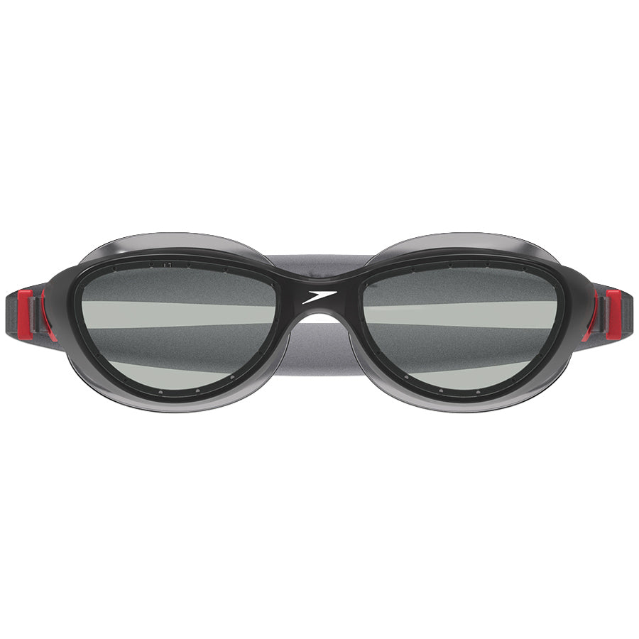 Adult Speedo Black Silicone Goggles