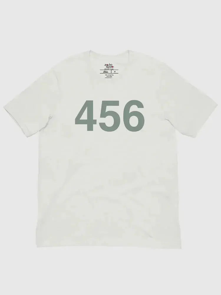 Squid Game Player 456 White T-Shirt
