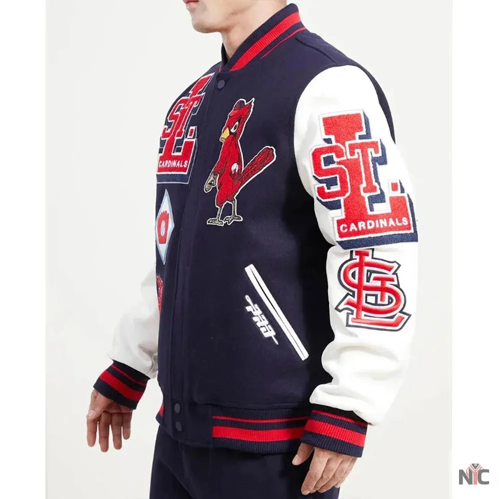St Louis Cardinals Mash Up Varsity Jacket