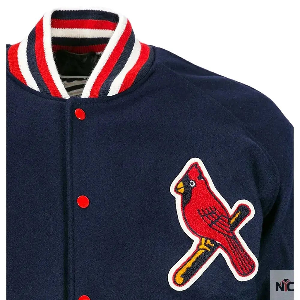 St. Louis Cardinals 1950 Wool Varsity Full-Button Jacket