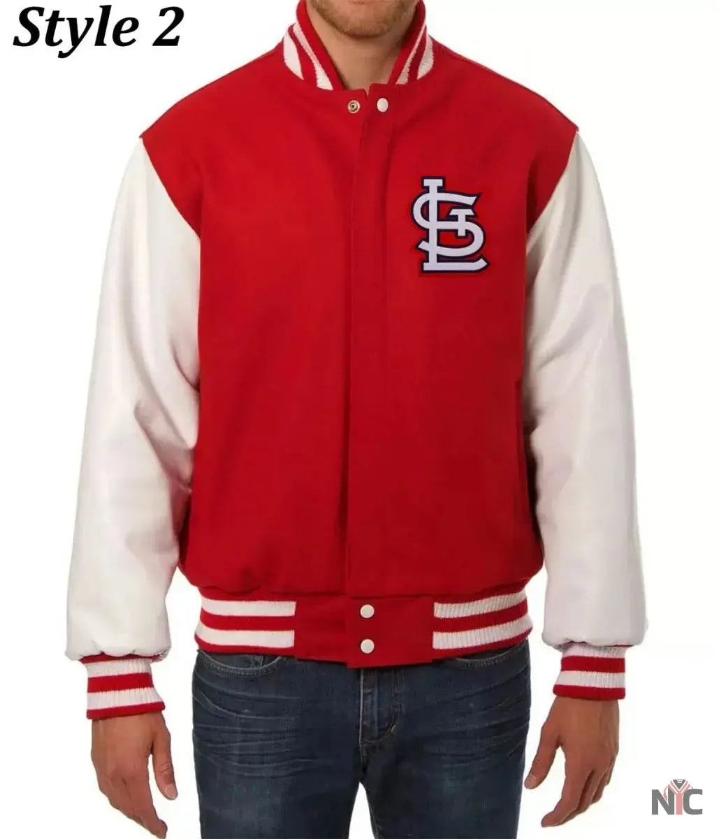 St. Louis Cardinals Letterman Two Tone Jacket