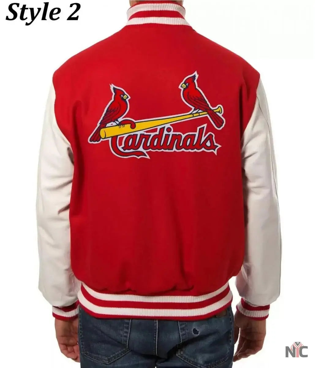 St. Louis Cardinals Letterman Two Tone Jacket