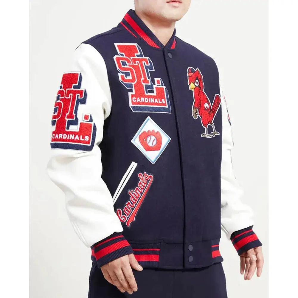 St Louis Cardinals Mash Up Varsity Jacket