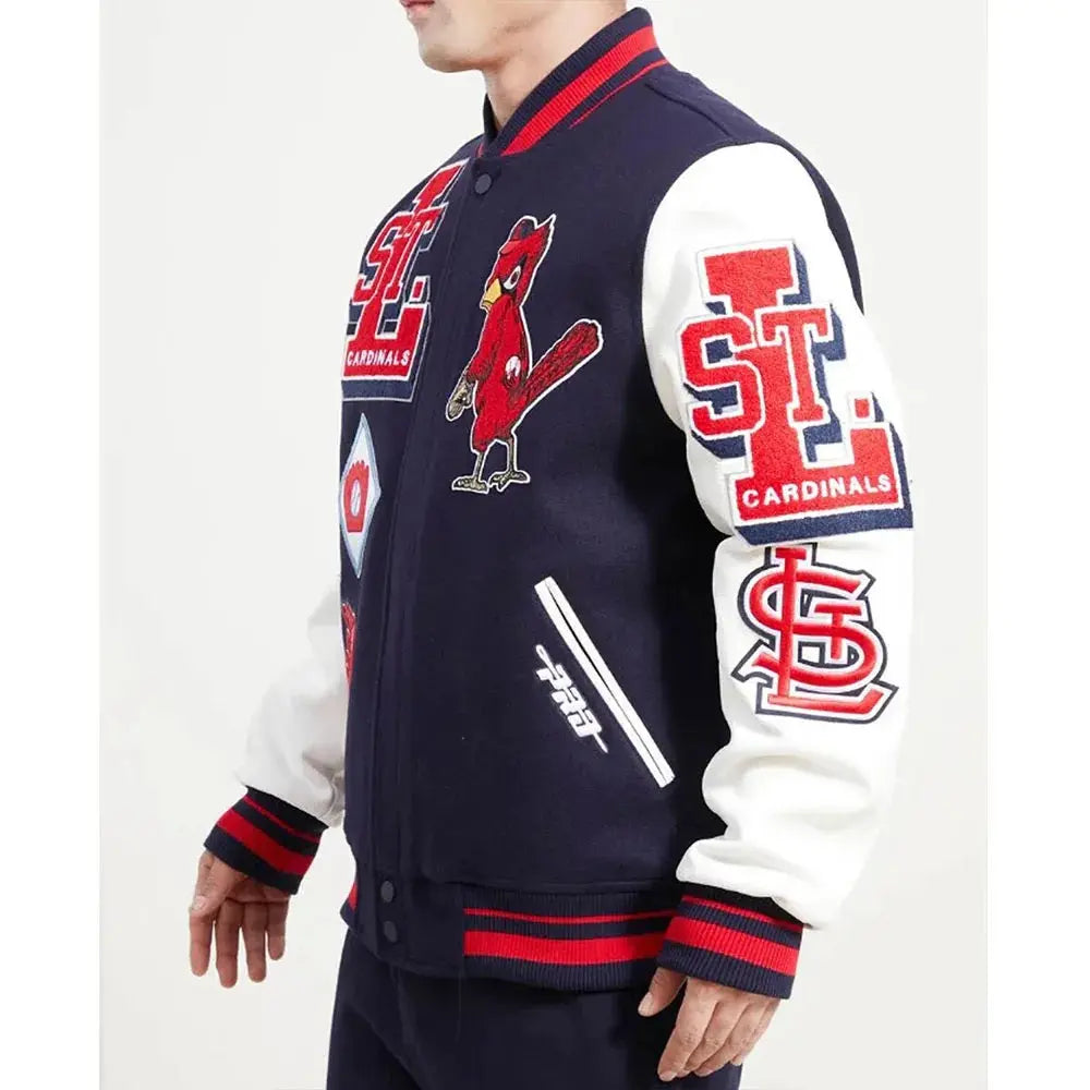 St Louis Cardinals Mash Up Varsity Jacket