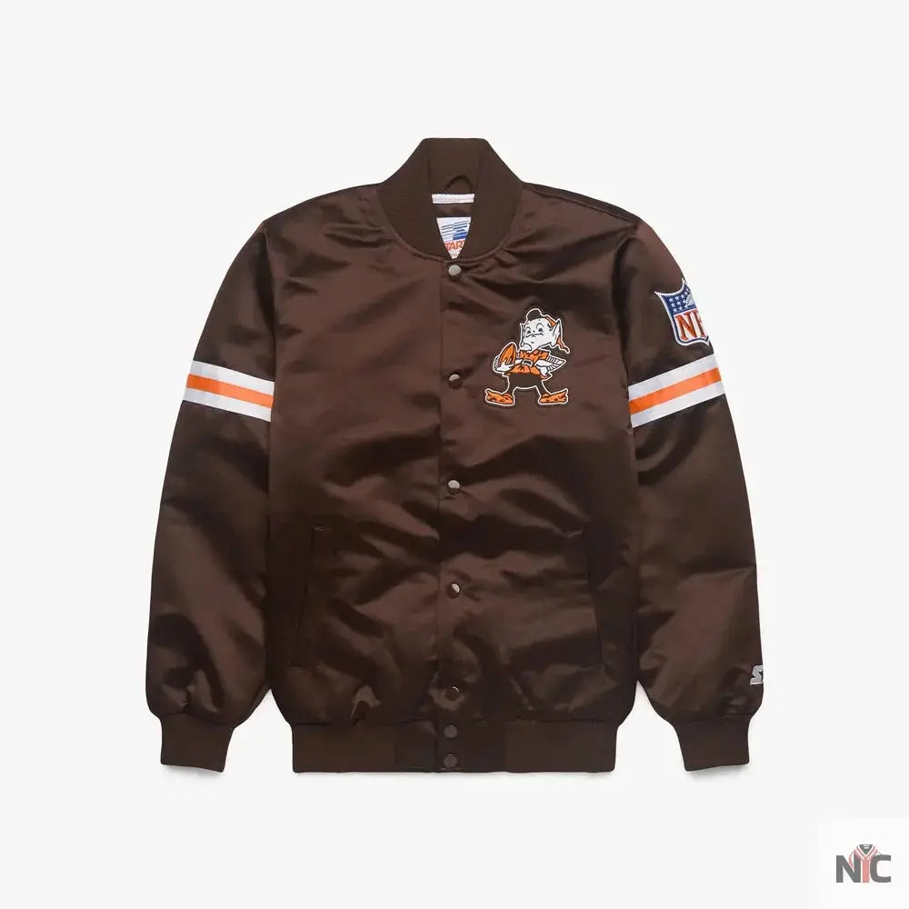 Starter Cleveland Browns Heavyweight Satin Jacket