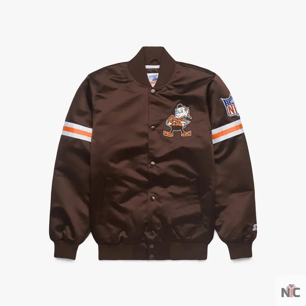 Starter Cleveland Browns Heavyweight Satin Jacket